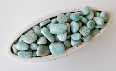 Amazonite Tumbled Crystals(Alignment Of Chakra & Breaking Addictions)