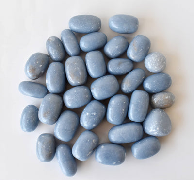 Angelite Tumbled Crystals (Calming and Soothing)