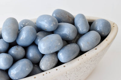 Angelite Tumbled Crystals (Calming and Soothing)