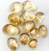 Aura Quartz Citrine Tumbled Crystals (Empathy and Intuition)