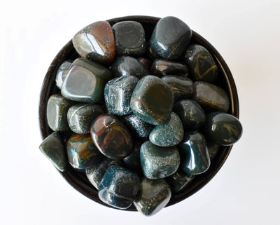 Bloodstone tumbled Crystals (Altruism and Cleansing)