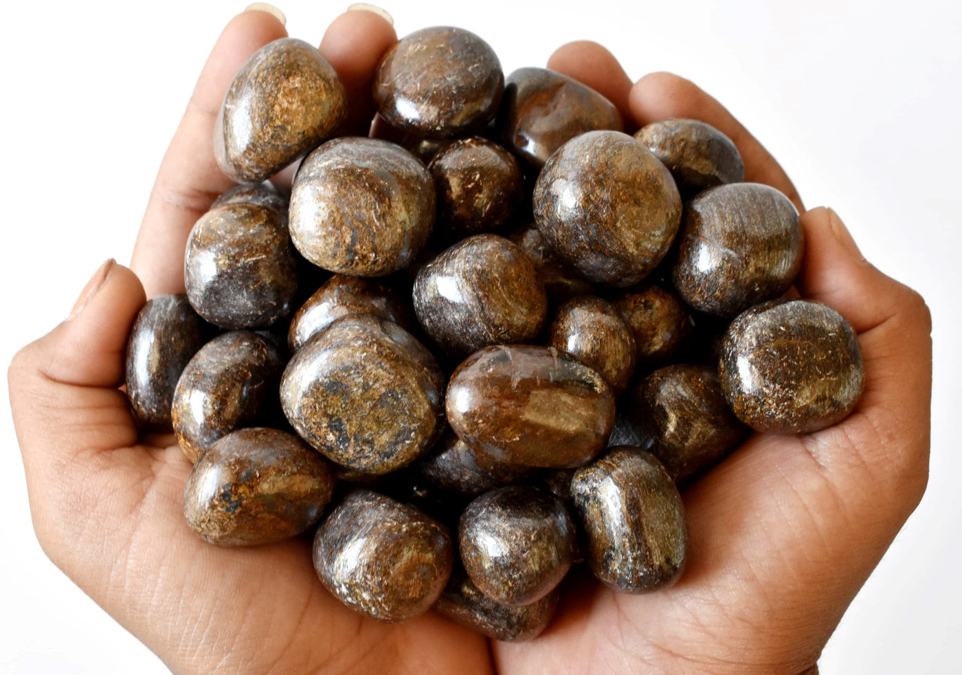 Bronzite Tumbled Crystals (Protection and Leadership)