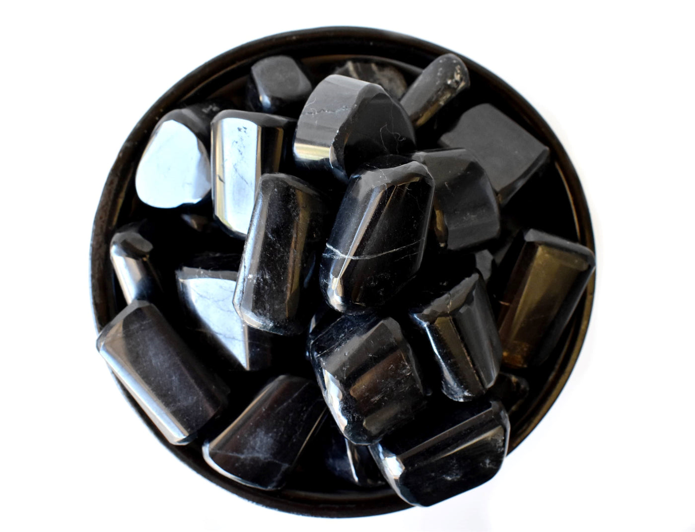 Black Tourmaline Tumbled Crystals (Strength and Protection)