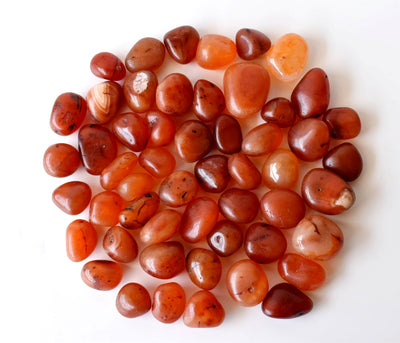 Carnelian Tumbled Crystals (Manifestation and Passion)