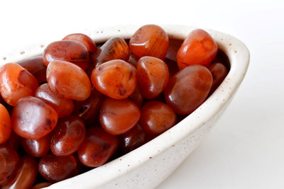 Carnelian Tumbled Crystals (Manifestation and Passion)