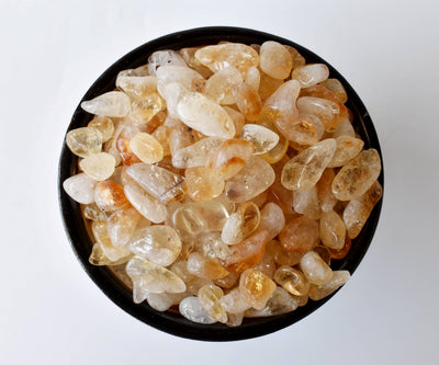 Citrine Tumbled Crystals (Stress Relief and Weight Control)