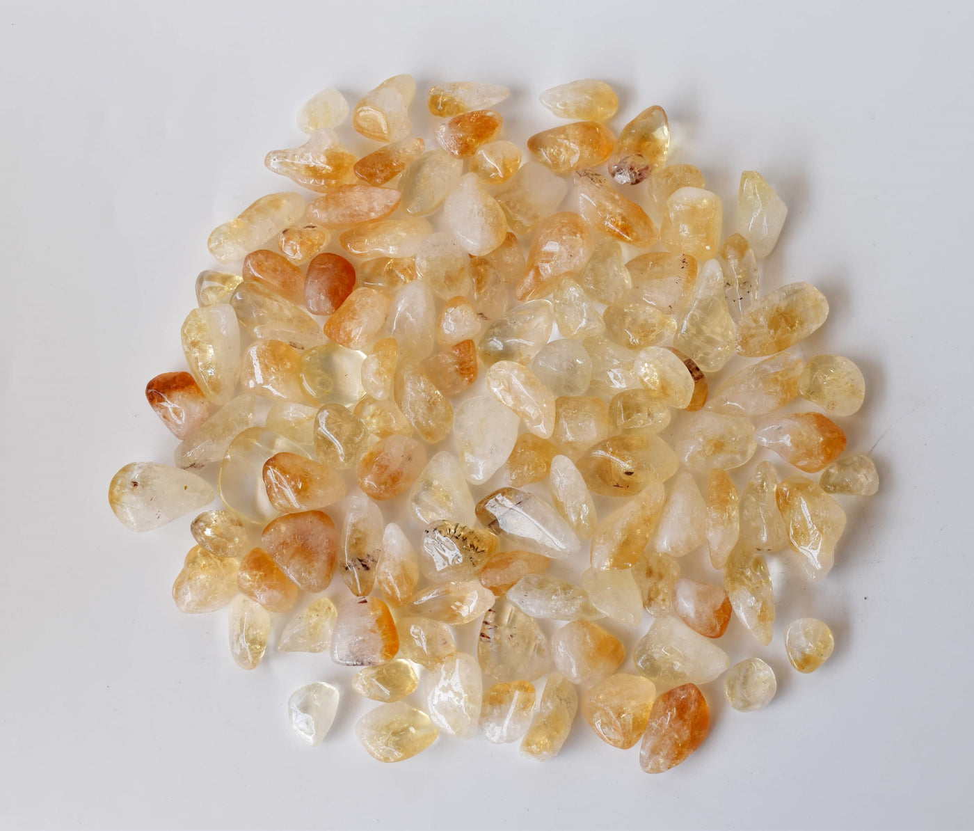 Citrine Tumbled Crystals (Stress Relief and Weight Control)