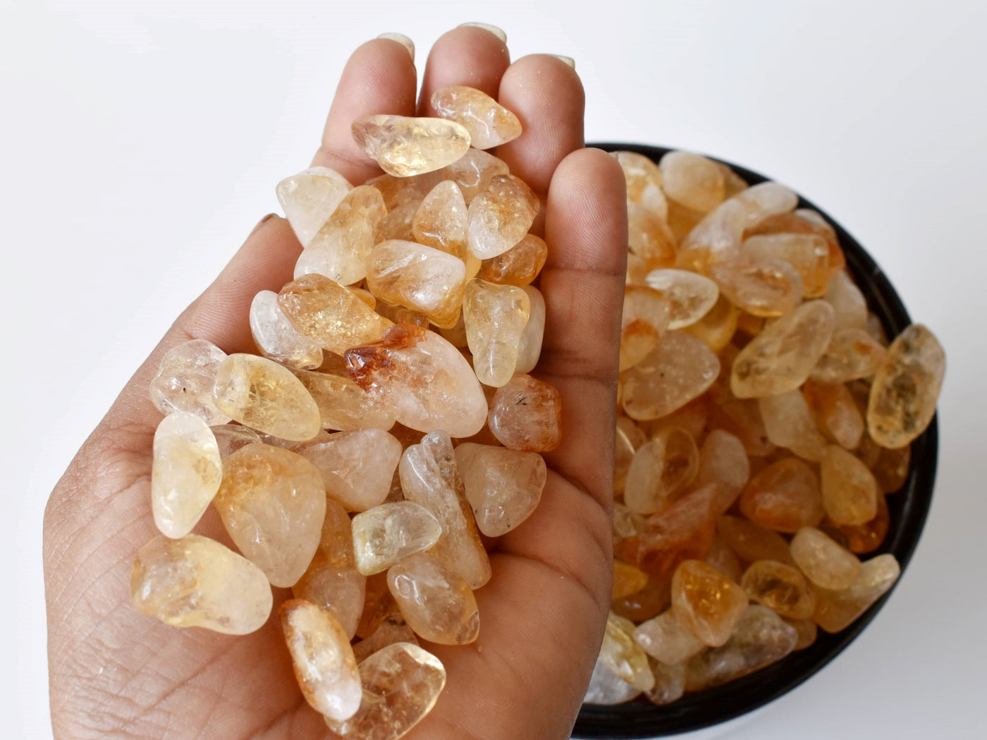 Citrine Tumbled Crystals (Stress Relief and Weight Control)