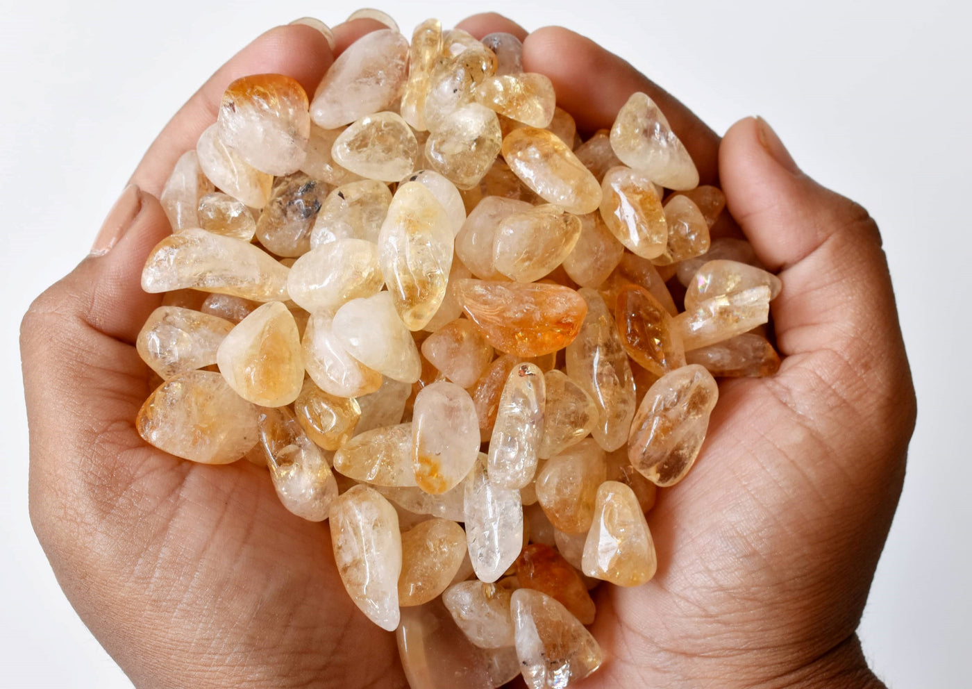 Citrine Tumbled Crystals (Stress Relief and Weight Control)