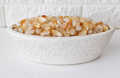 Citrine Tumbled Crystals (Stress Relief and Weight Control)