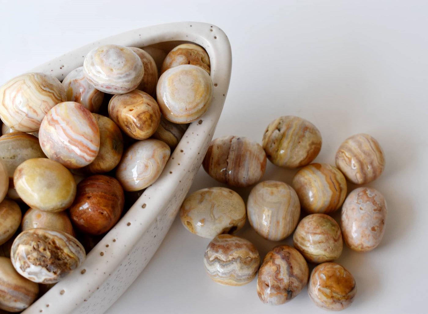 Crazy Lace Agate Tumbled Crystals (Breaking Addictions and Purification)