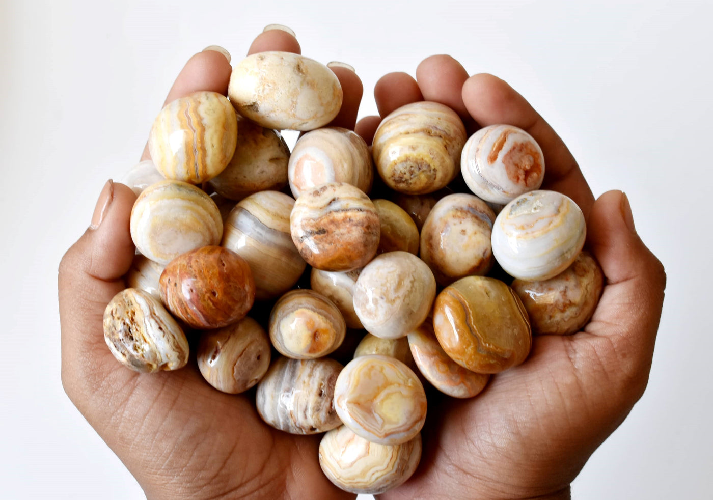 Crazy Lace Agate Tumbled Crystals (Breaking Addictions and Purification)