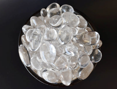 Crystal Quartz Tumbled Crystals (Dispelling Negative Energy and Dreams)