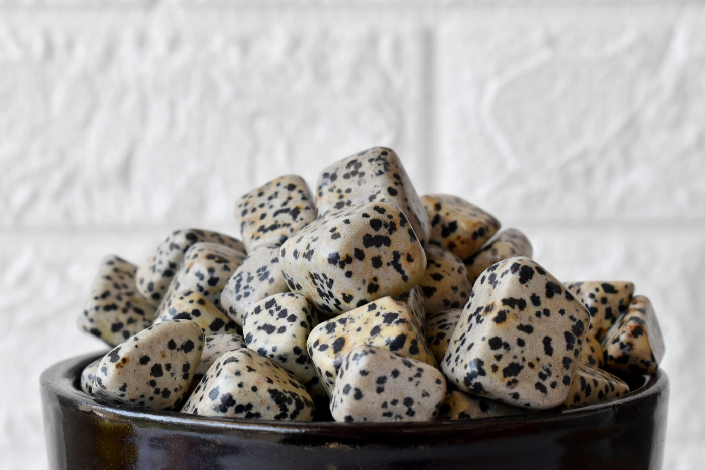 Dalmatian Jasper Tumbled Crystals (Luck And Good Fortune and Manifestation)