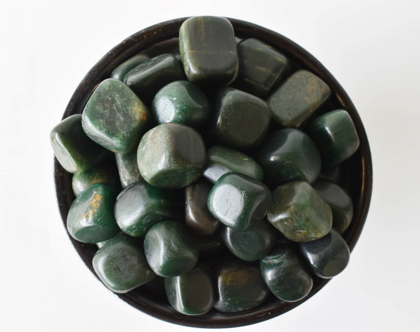 Green Jade Tumbled Crystals (Wisdom and Balance)