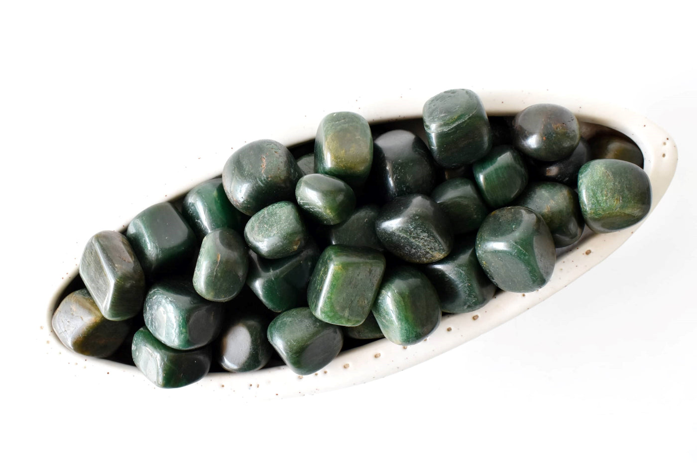 Green Jade Tumbled Crystals (Wisdom and Balance)