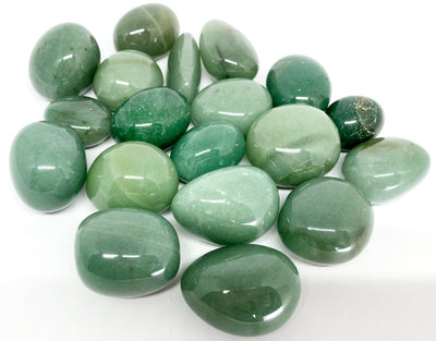 Green Aventurine Tumbled Crystals (Emotional Understanding and Luck And Good Fortune)