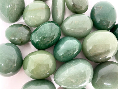 Green Aventurine Tumbled Crystals (Emotional Understanding and Luck And Good Fortune)