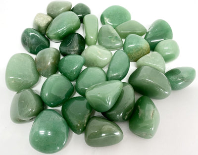 Green Aventurine Tumbled Crystals (Emotional Understanding and Luck And Good Fortune)