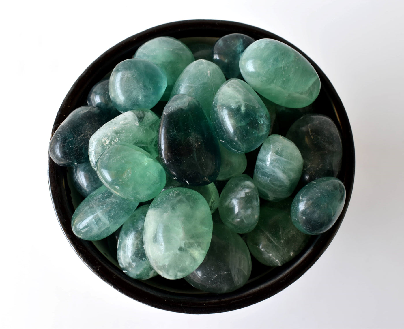 Green Fluorite Tumbled Crystals (Bring Balance and Clearing)