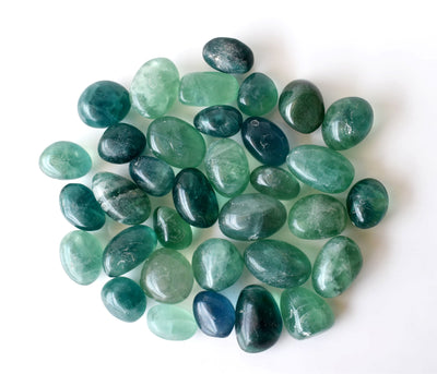 Green Fluorite Tumbled Crystals (Bring Balance and Clearing)