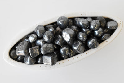 Hematite Tumbled Crystals (Focus and Strength)