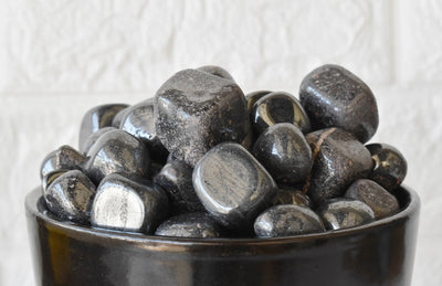 Hematite Tumbled Crystals (Focus and Strength)