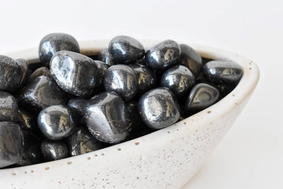 Hematite Tumbled Crystals (Focus and Strength)