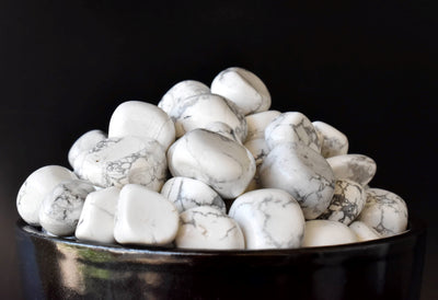 Howlite Tumbled Crystals (Insight and Inspiration)