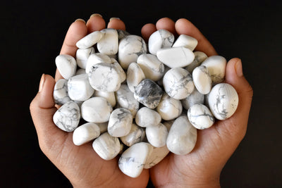 Howlite Tumbled Crystals (Insight and Inspiration)