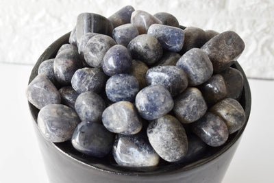 Iolite Tumbled Crystals(Meditation and Communication With Higher Realms)