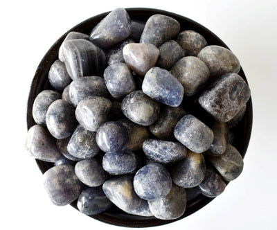 Iolite Tumbled Crystals(Meditation and Communication With Higher Realms)