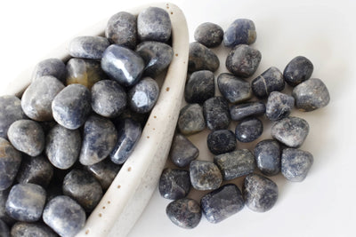 Iolite Tumbled Crystals(Meditation and Communication With Higher Realms)