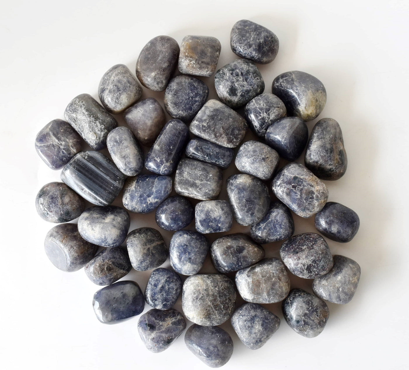 Iolite Tumbled Crystals(Meditation and Communication With Higher Realms)