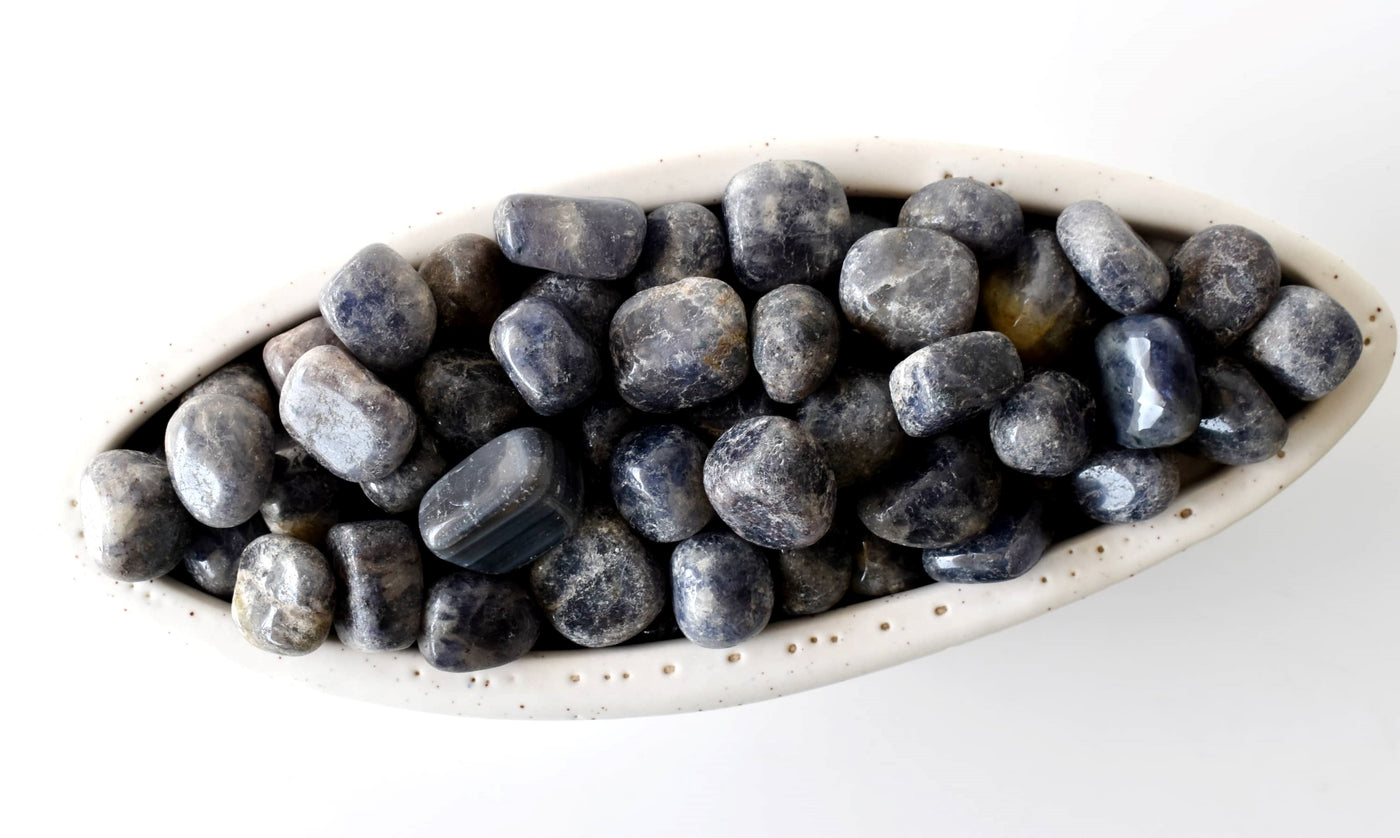 Iolite Tumbled Crystals(Meditation and Communication With Higher Realms)