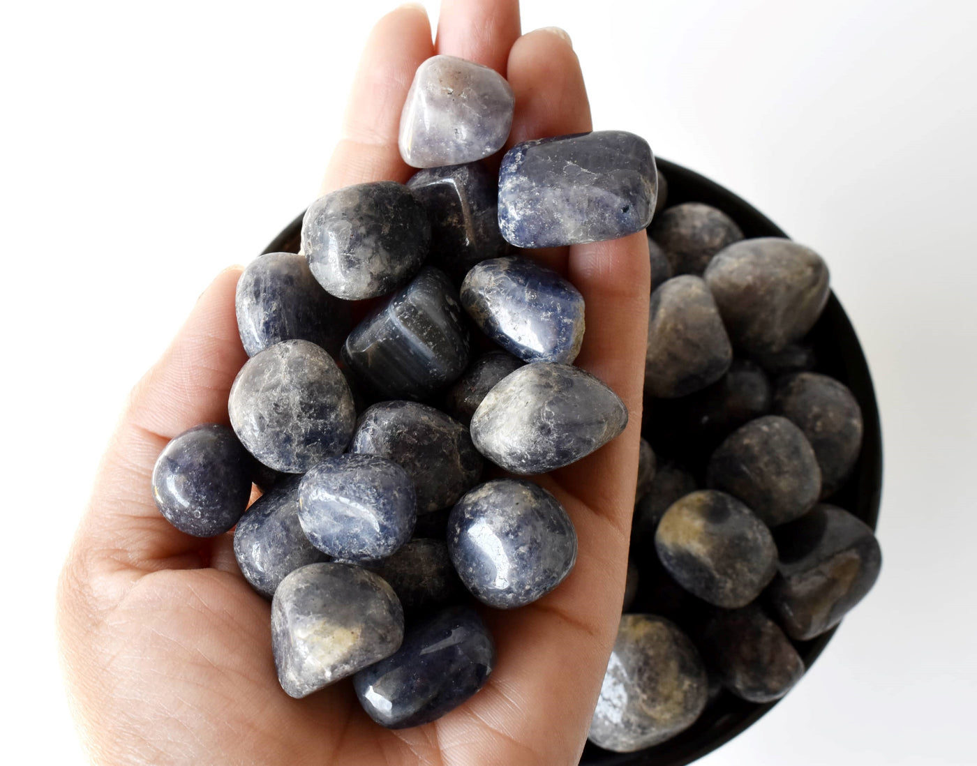 Iolite Tumbled Crystals(Meditation and Communication With Higher Realms)