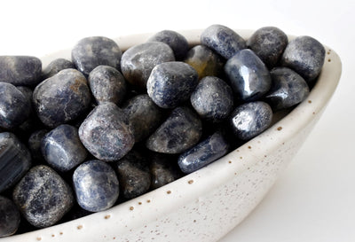 Iolite Tumbled Crystals(Meditation and Communication With Higher Realms)