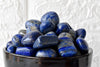 Lapis Lazuli Pierre dégringolée A Grade, Cristaux dégringolés moyens, 1pc, 2,3,5 et 10pcs