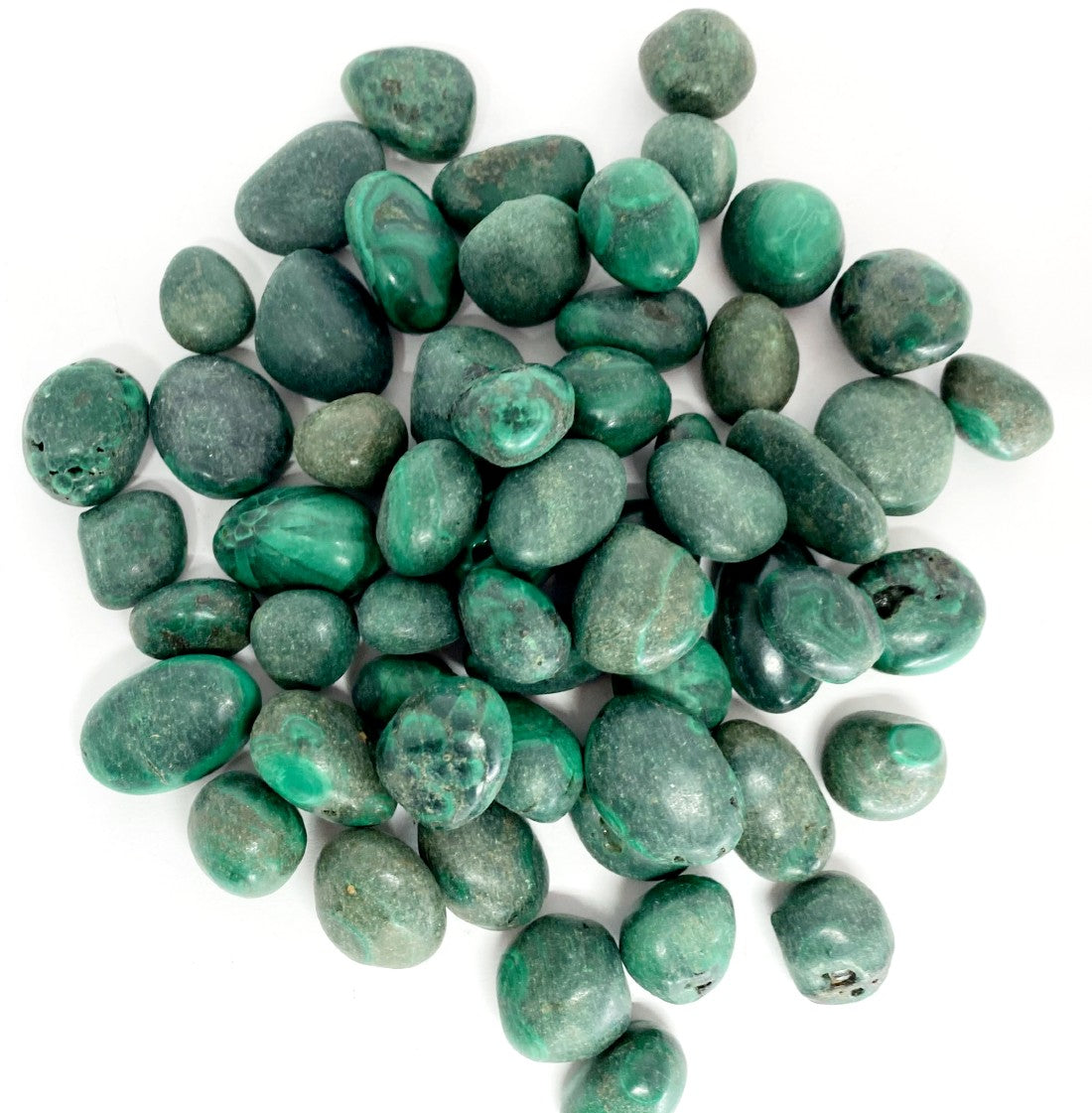 Malachite Tumbled Crystals (Leadership and Travel)