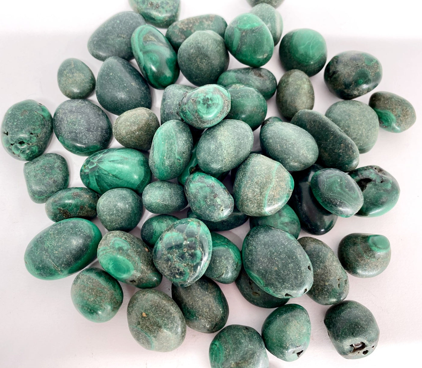 Malachite Tumbled Crystals (Leadership and Travel)