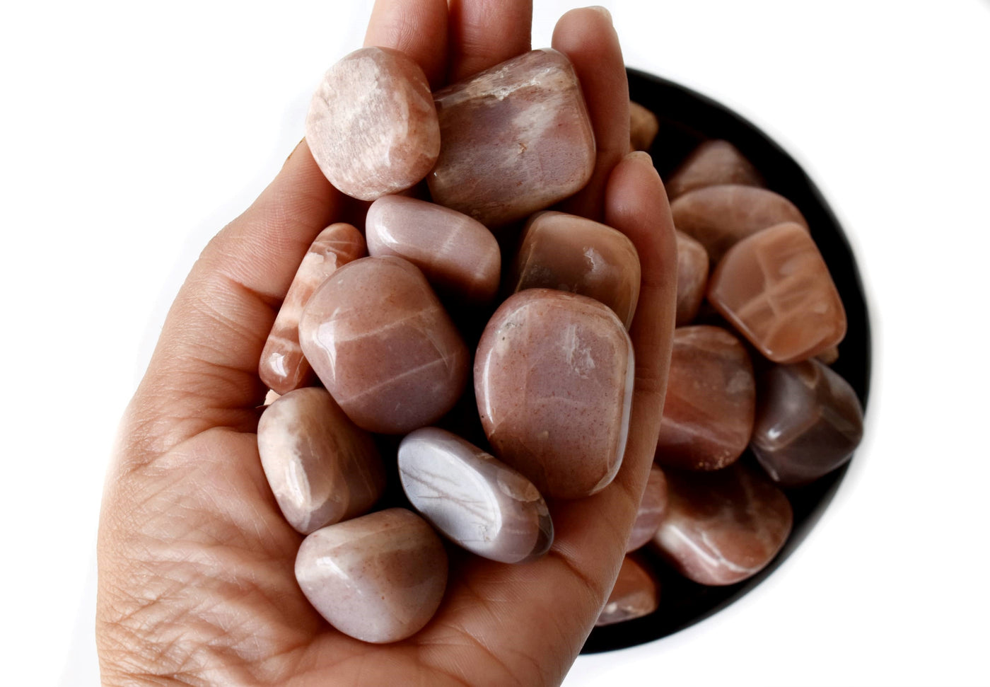 Moonstone Tumbled Crystals(Creativity and Emotional Understanding)