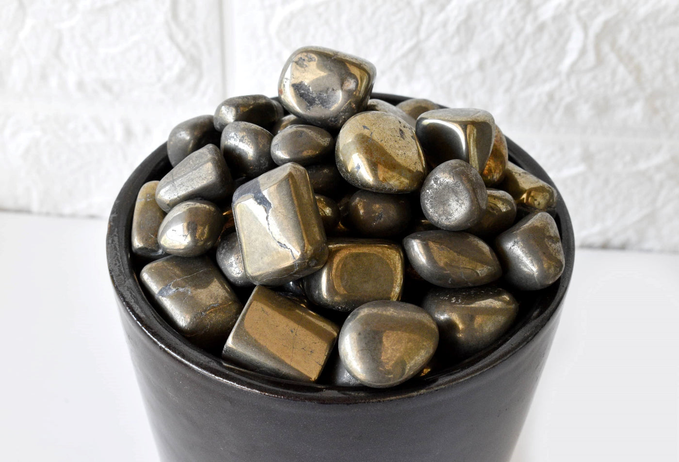 Pyrite Tumbled Crystals (Courage and Determination)