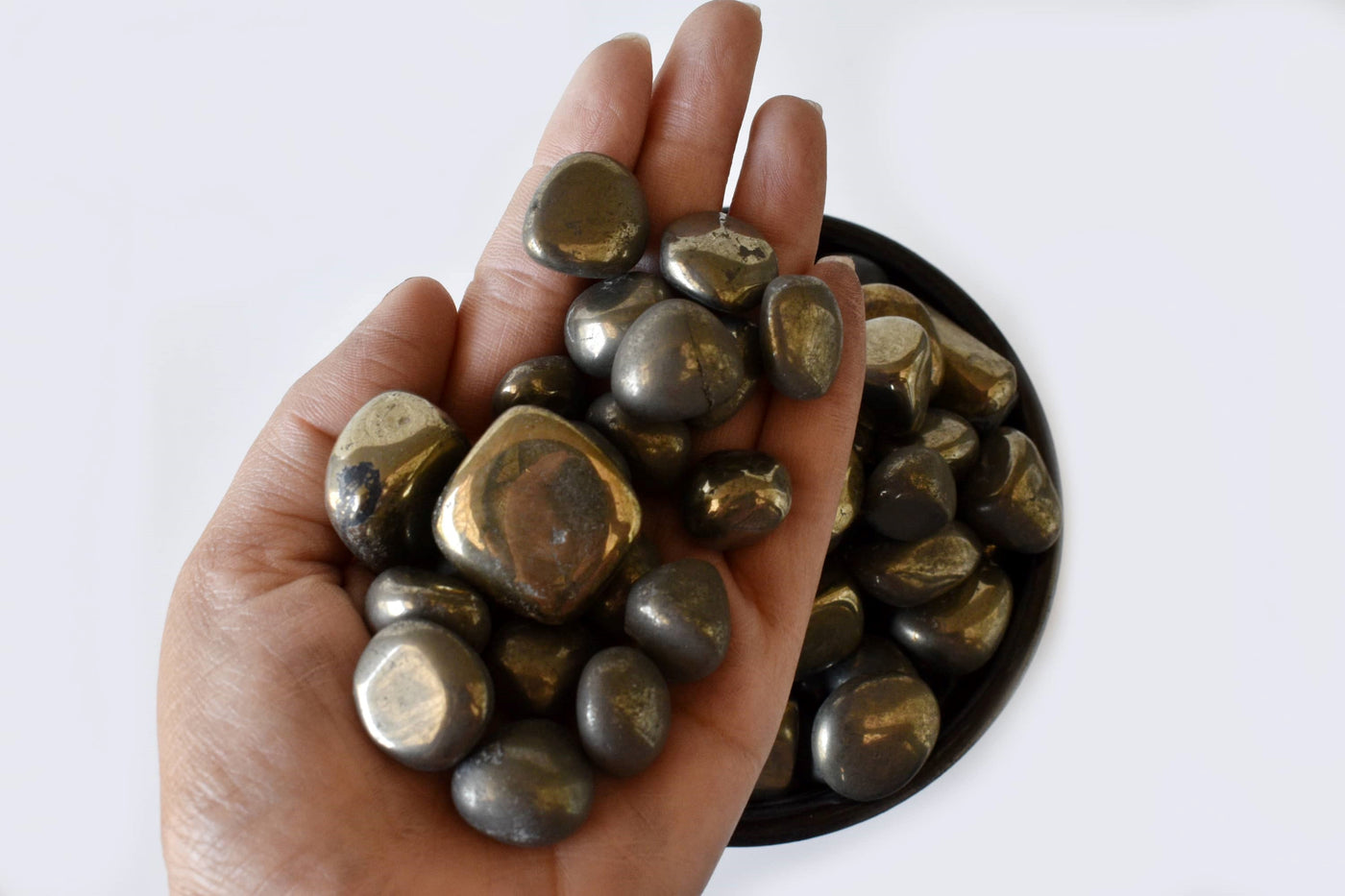 Pyrite Tumbled Crystals (Courage and Determination)