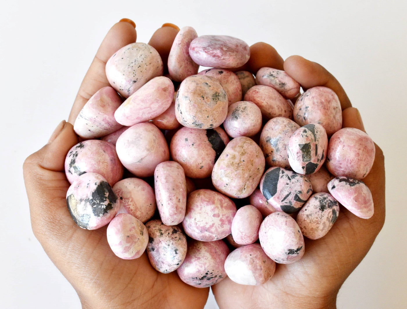 Rhodochrosite Tumbled Crystals (Compassion and Strength)