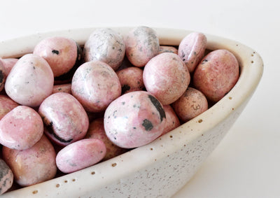 Rhodochrosite Tumbled Crystals (Compassion and Strength)