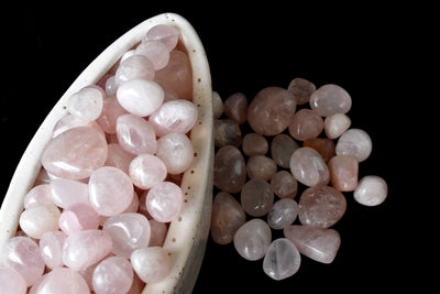 Rose Quartz Tumbled Crystals (Anxiety Relief and Relaxation)