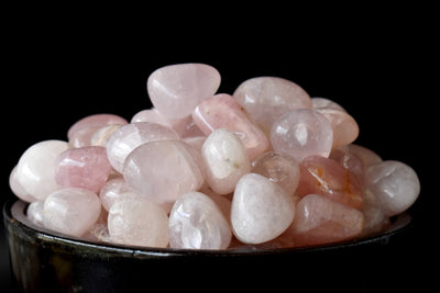 Rose Quartz Tumbled Crystals (Anxiety Relief and Relaxation)