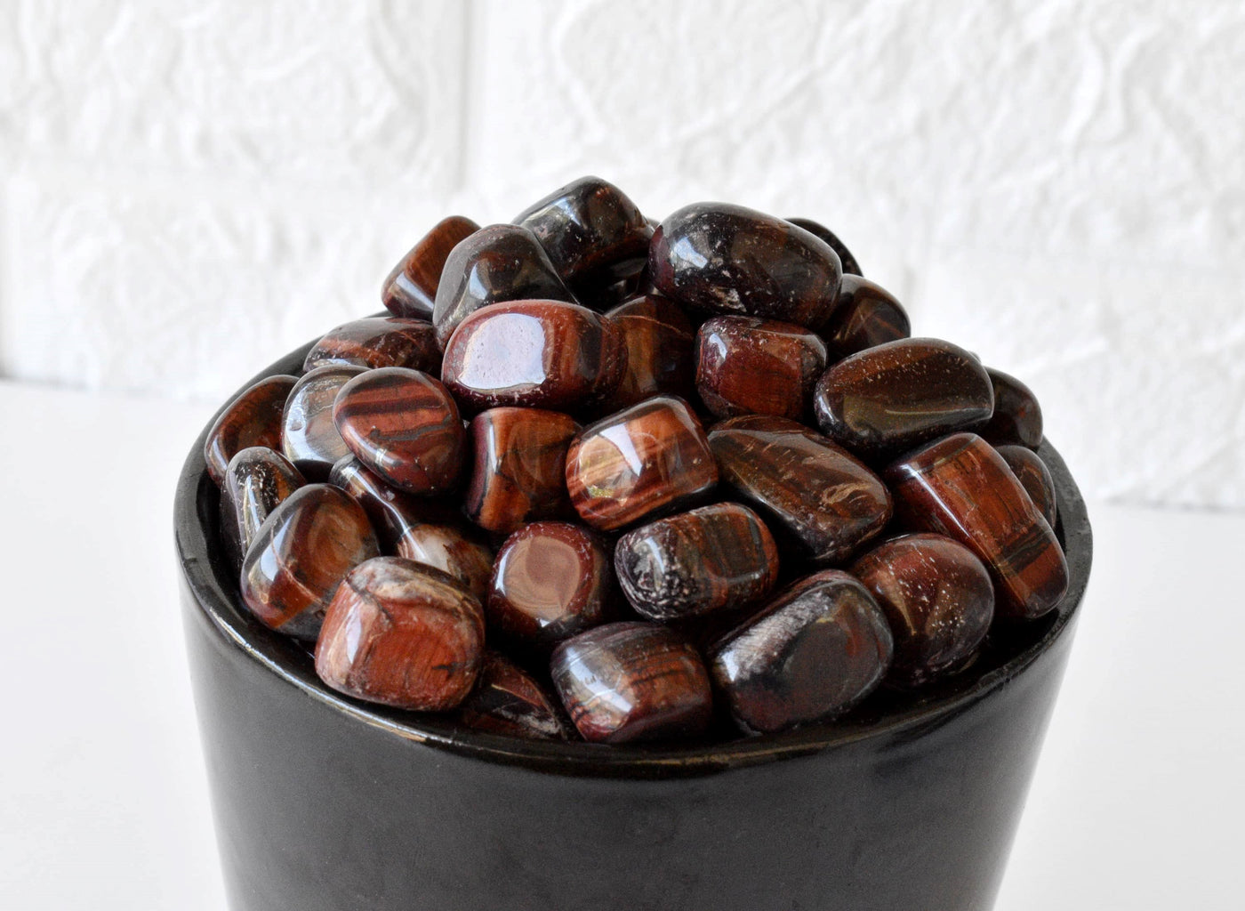 Red Tiger Eye Tumbled Crystals (Self Discovery and Self-Discipline)