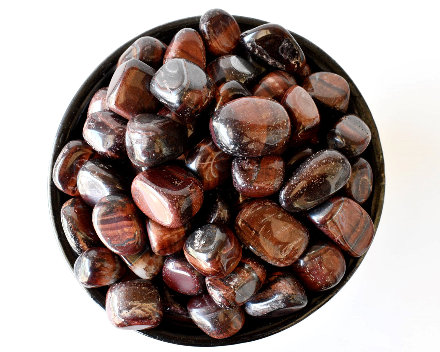 Red Tiger Eye Tumbled Crystals (Self Discovery and Self-Discipline)