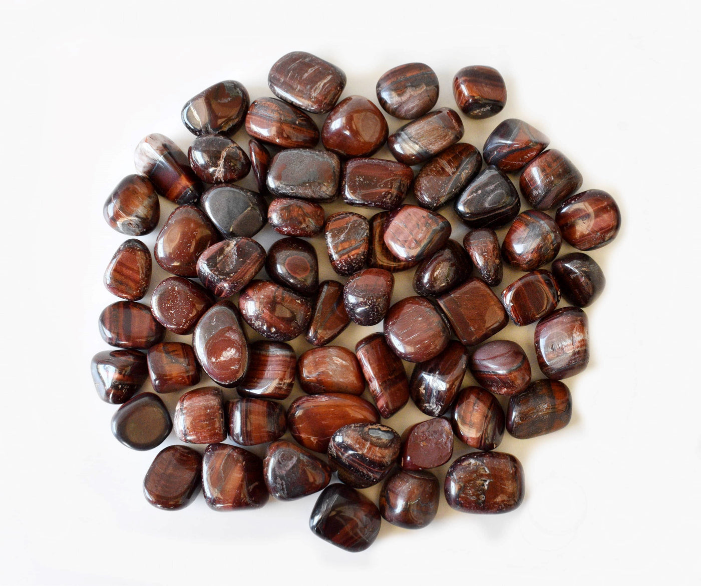 Red Tiger Eye Tumbled Crystals (Self Discovery and Self-Discipline)